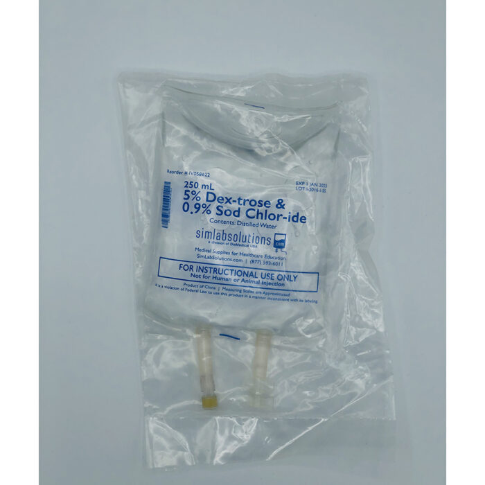 SIMLAB 5%DEX/0.9% NaCl 250mL