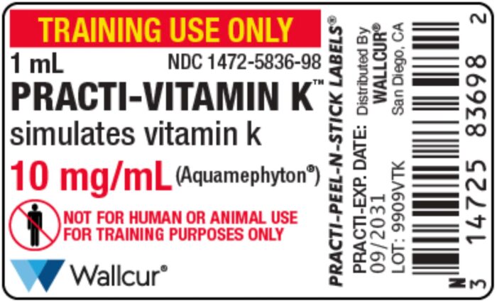 Practi-Vitamin K Label